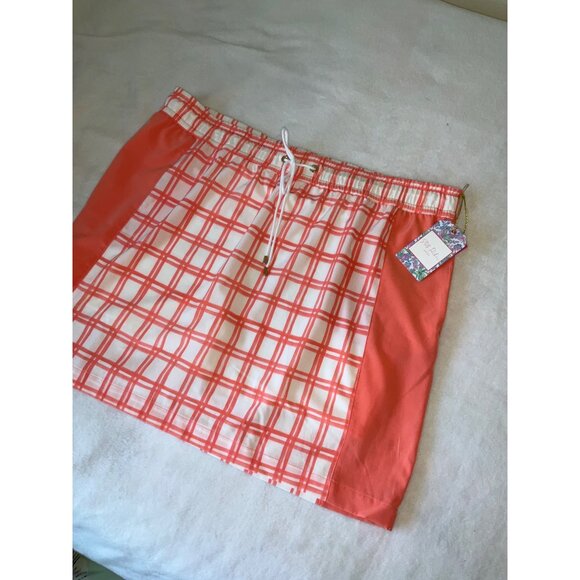 Stella Parker Sport Pull-On Skort Size XL Window Pane Plaid UPF 50+ - Picture 3 of 6